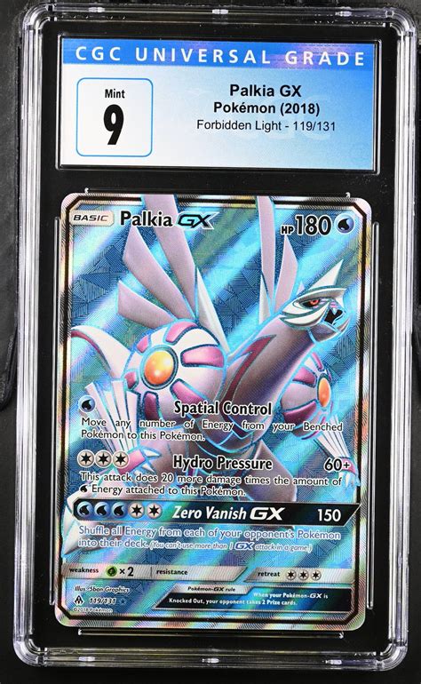 Cgc 9 Palkia Gx Full Art Graded Card Phurion