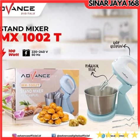 Jual STAND MIXER ADVANCE MX 1002T MANGKUK PENCAMPUR PENGADUK ADONAN