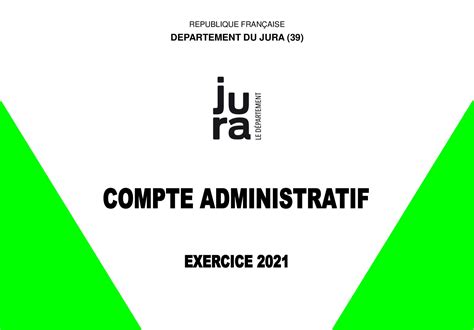 Calaméo COMPTE ADMINISTRATIF 2021