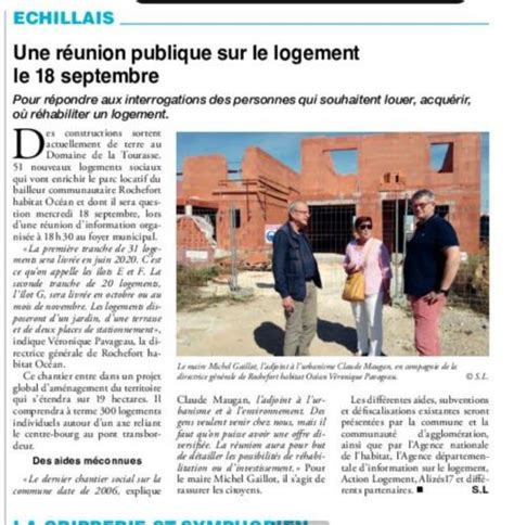 Revue De Presse Oph Rochefort Habitat Oc An