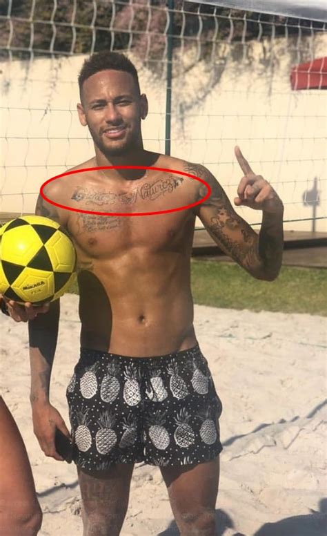 A Nova Tatuagem Do Neymar Deixou A Web E Sobrou At Para A Bruna