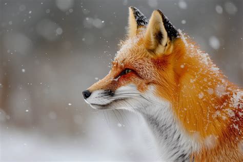 Red Fox in Snow by MOSSY-SPARKLES on DeviantArt