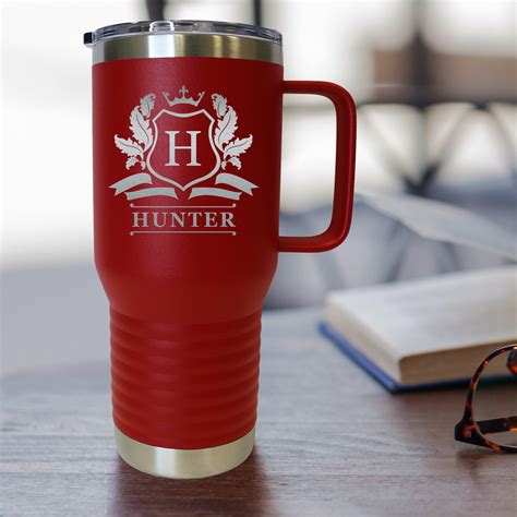 Custom Insulated Coffee Mug With Handle 20 Oz Customized Etsy