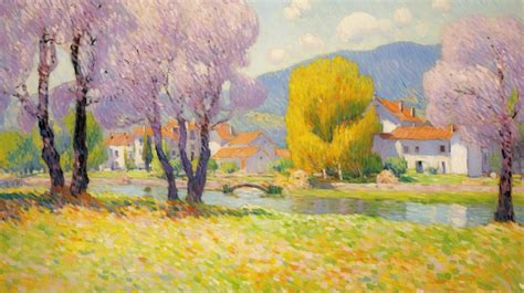 Premium Ai Image Neo Impressionism Art