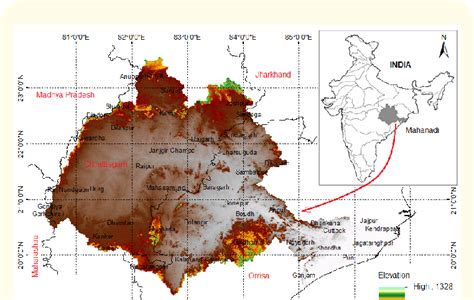 The Mahanadi River basin. | Download Scientific Diagram