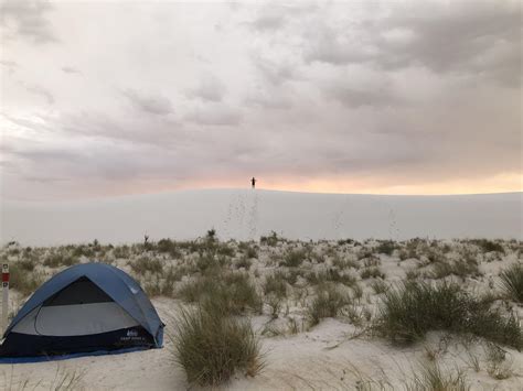 White Sands National Monument Moments Before Taking Shelter For Our