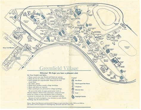 Friday April 11 1986 Map Of Greenfield Village Flickr Photo Sharing