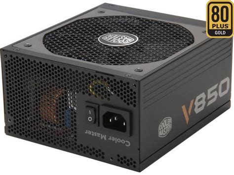 Cooler Master V850 Fully Modular 850w 80 Plus Gold Psu With Silencio