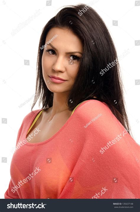 Beautiful Brunette Girl Portrait Gorgeous Sexy Stock Photo Shutterstock