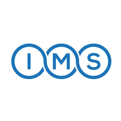 Ims Letter Logo Design On White Background Ims Creative Initials