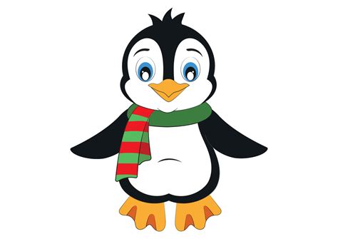 Penguin With Scarf Logo