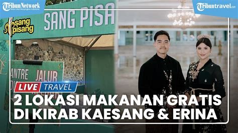 Lokasi Makanan Gratis Saat Kirab Kaesang Erina Di Cfd Solo Tribun Video