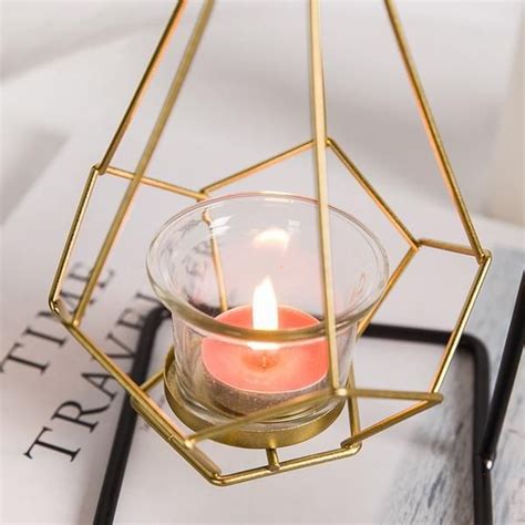 Amaze Guest With This Beautiful Hanging Geometric Tealight Candle Holder These Candle Holders