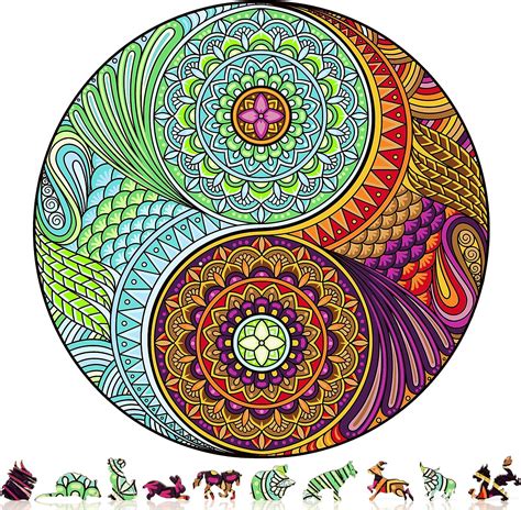 Amazon ZenChalet Yin Yang Jigsaw Puzzles For Adults 200 Piece