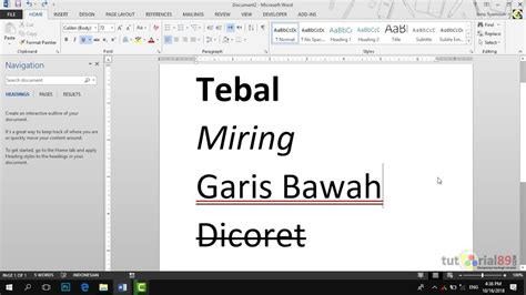 Tutorial Cara Superscript Di Word Beserta Gambar Tutorial Ms Word Images