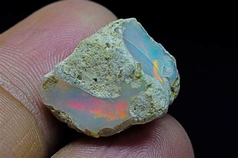 Red Fire Opal Rough Opal Raw Stone Opal Gemstone Opal Etsy