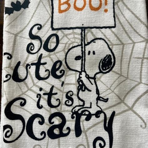 Peanuts Kitchen Peanuts Snoopy Spooky Kitchen Towels 2 Poshmark