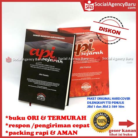 Jual Api Sejarah Paket Jilid 1 Dan 2 Original Ahmad Mansyur