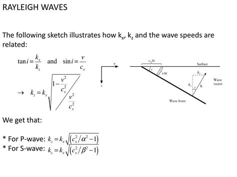 PPT - Earthquake Seismology: Rayleigh waves Love waves Dispersion ...