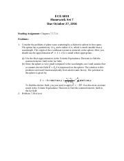 Hw7 Pdf ECE 6010 Homework Set 7 Due October 27 2016 Reading