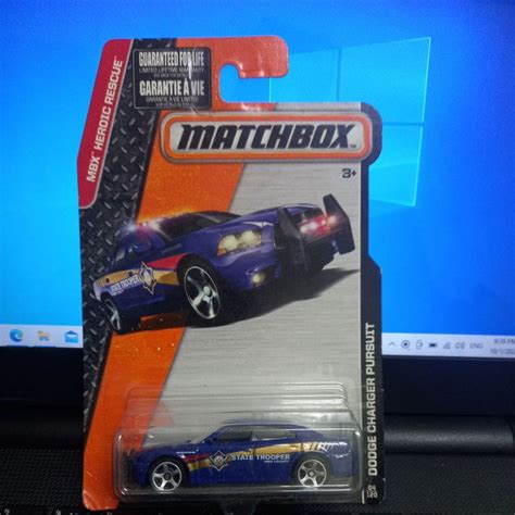 Matchbox Dodge Charger Pursuit 2015 Shopee Malaysia