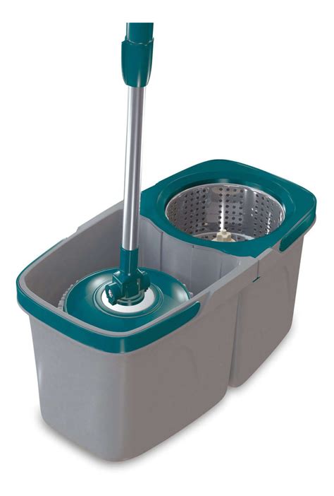 Mop Giratório Fit Flash Limp Duas Águas Cesto Inox Frete grátis