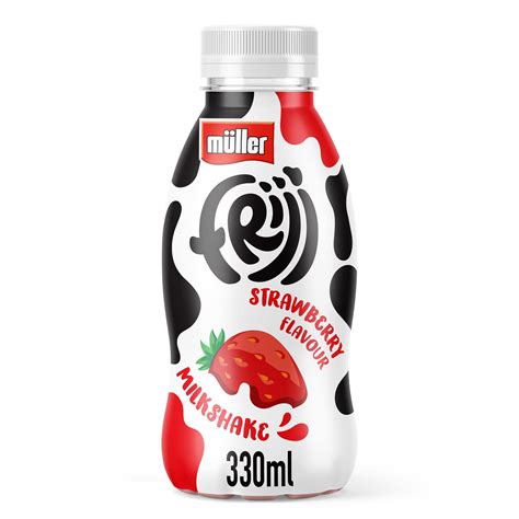 Müller Frijj Strawberry Flavour Milkshake 330ml Milkshakes Iceland