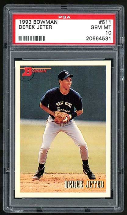 The Top Rookie Cards Of Hall Of Famer Derek Jeter Cardlines