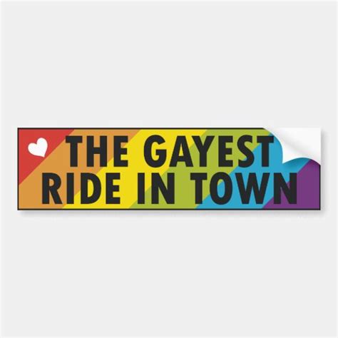 Gay Pride Bumper Sticker Zazzle Ca