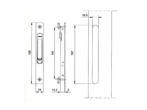 Fermeture Simple Savio Pour Baie Coulissante Quincaillerie Clefor