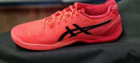 Asics Gel Resolution 8 Clay Tokyo Sunrise Red