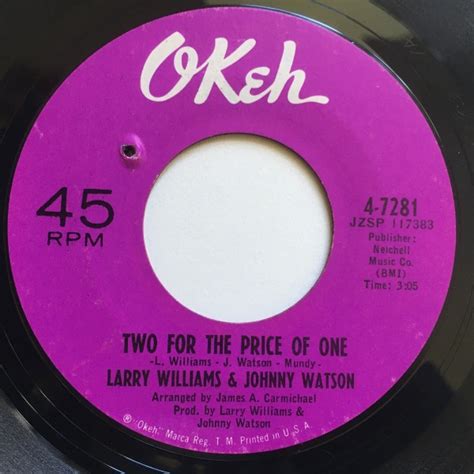 Larry Williams Johnny Watson