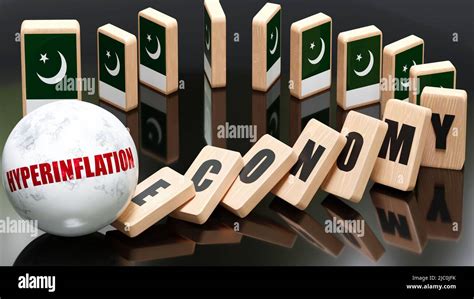 Pakistan And Hyperinflation Economy And Domino Effect Chain Reaction