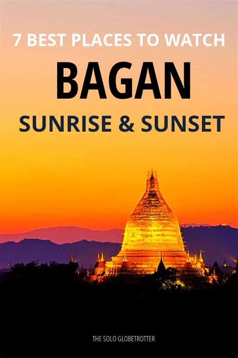 Bagan Sunrise - 7 Places To Watch Stunning Sunrise & Sunset in Bagan