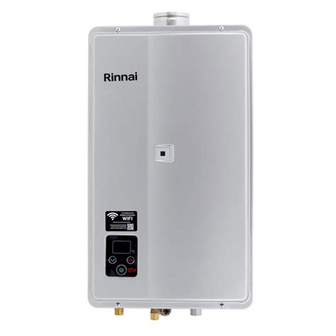 Aquecedor de Água a Gás Rinnai 27L min GLP Prata Digital Wi Fi E27