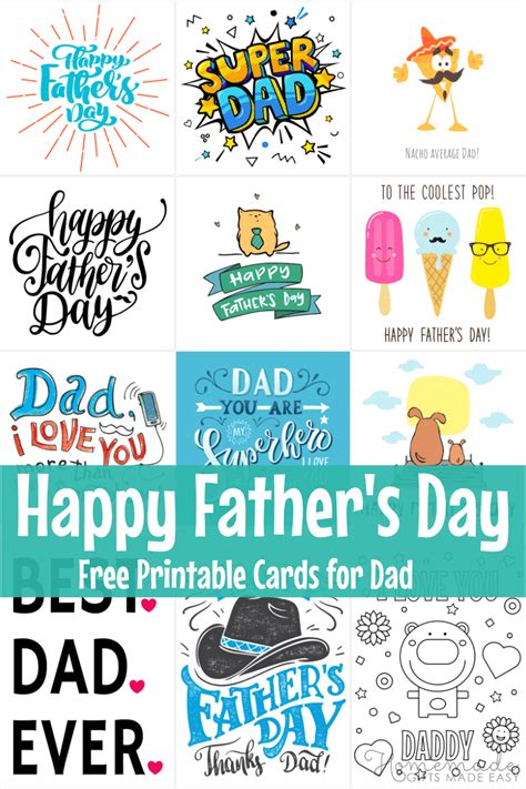 funny fathers day printable cards  printable