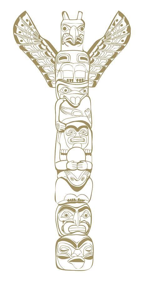 Totem Pole Drawing At Getdrawings Free Download