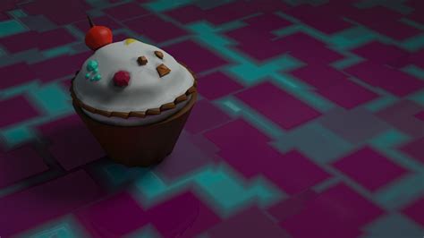 Cupcakes For Mobile Games Free Vr Ar Low Poly D Model Cgtrader