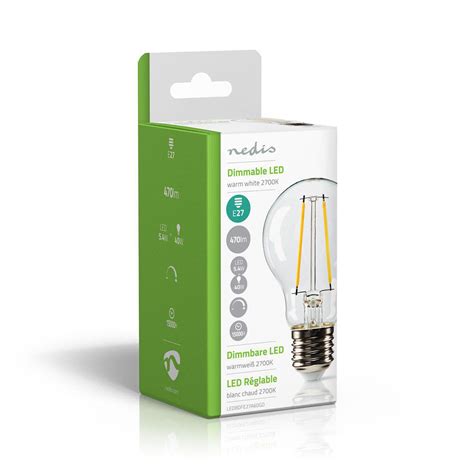 Ampoule Led Filament E A W Lm K Blanc Chaud