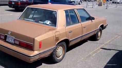 1982 Dodge Aries K Car Youtube