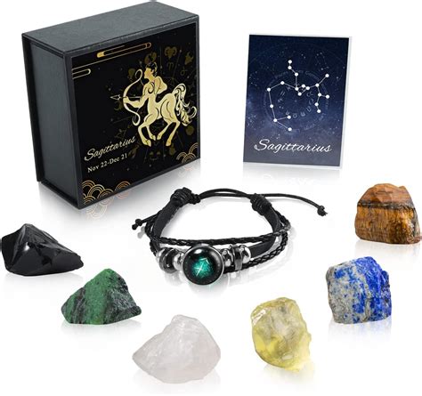 Nicetage Sagittarius Healing Crystals Gift Ideas 12 Zodiac Signs