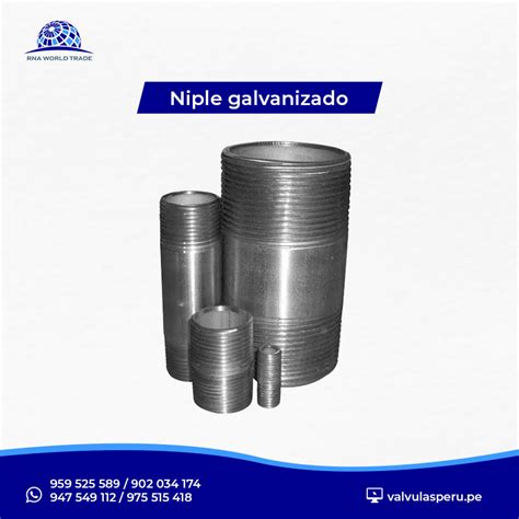 Niple Galvanizado V Lvulas Per