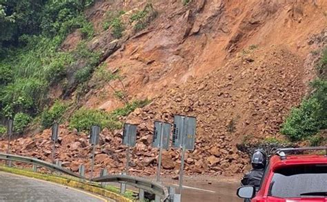 Se Registra Un Derrumbe En El Km 23 De La Ruta Interamericana Chapin Tv