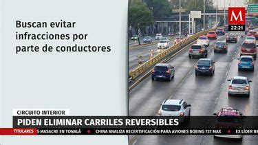 Cdmx Congreso Pide Suspender Carriles Reversibles Circuito Interior