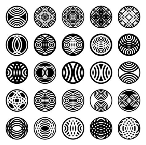 Circular Geometric Patterns Vector Images Over 88000