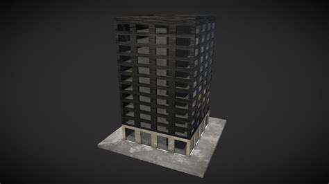 Modern Office Building Download Free 3d Model By Bl4ckgh0st C6b0308