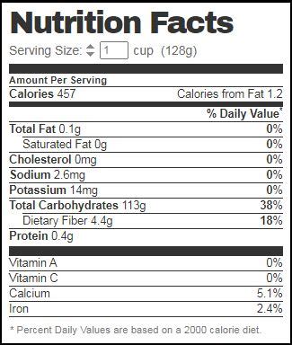 Arrowroot Flour Nutrition Facts Cully S Kitchen