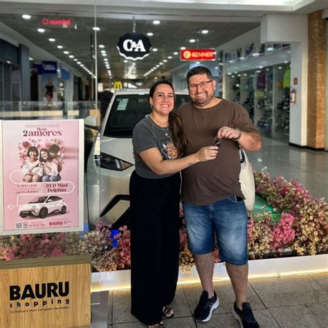 Morador Da Cidade Ganha Carro El Trico Em Sorteio Do Bauru Shopping