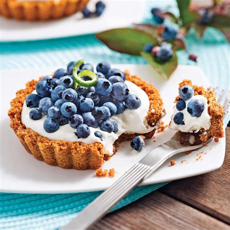 Tartelettes Au Fromage Et Bleuets Je Cuisine