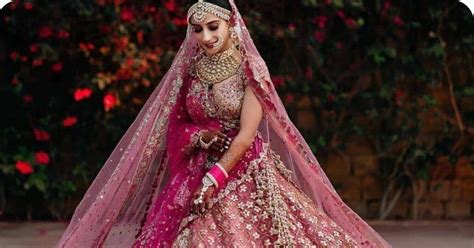 Best 19 Pink Rani Bridal Wedding Lehengas For Brides To Be